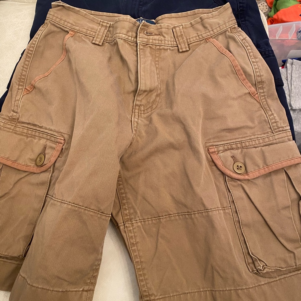 Men's Tan Cargo Shorts
